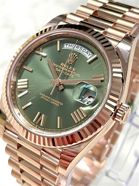 rolex 40 markers|Rolex rose gold day date 40.